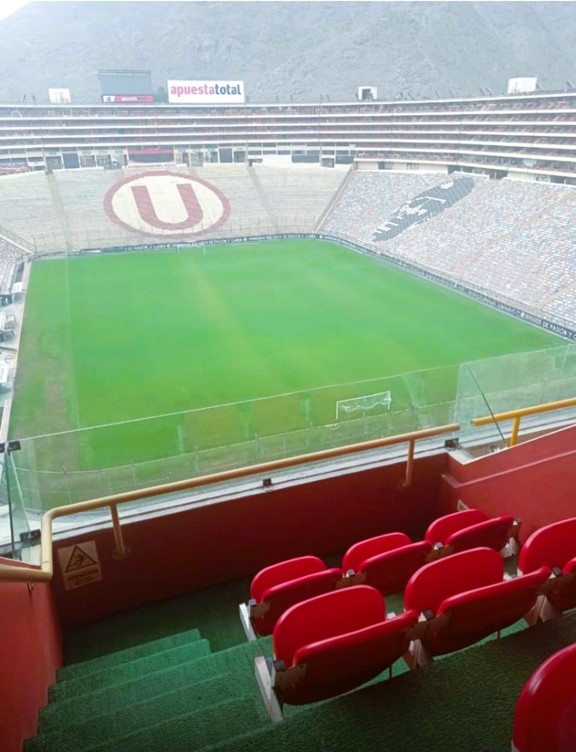 Palco del Estadio Monumental